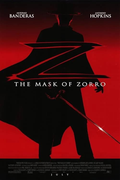 The Mask of Zorro film posteri